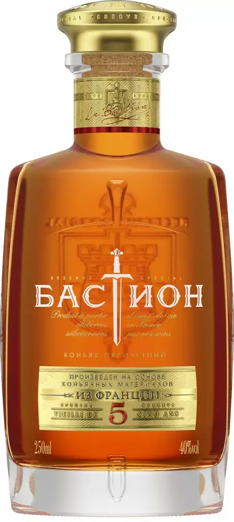 Коньяк Бастион 5 Лет 0.25 л