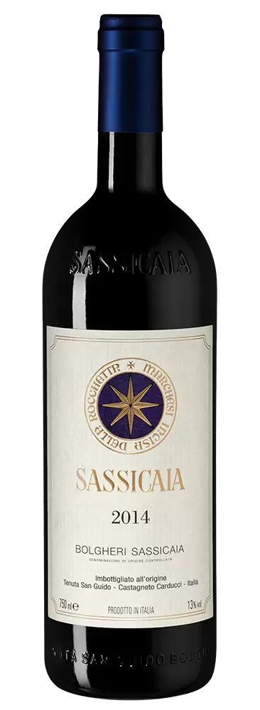 Вино Sassicaia 2014 г. 0.75 л