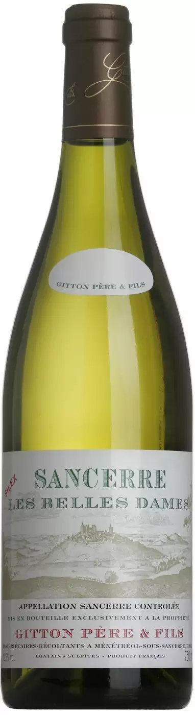 Вино Sancerre AOC Gitton Les Belles Dames 2020 г. 0.75 л