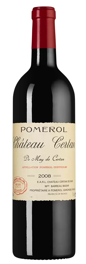 Вино Chateau Certan de May de Certan Pomerol 2008 г. 0.75 л