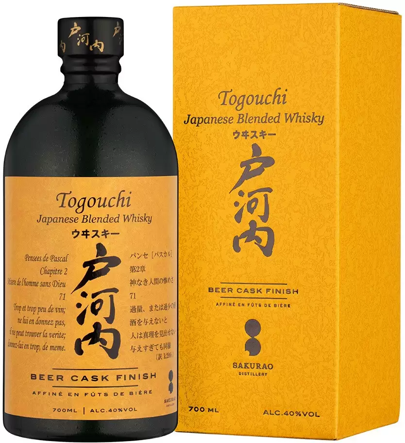 Виски Togouchi Beer Cask Finish 0.7 л Gift Box