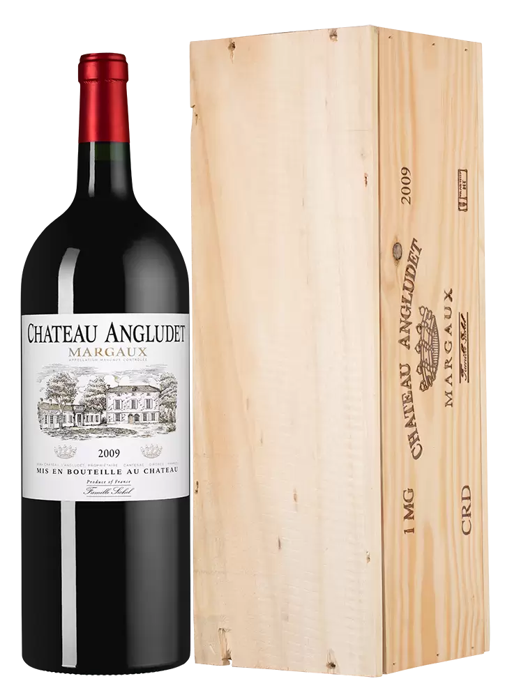 Вино Chateau Angludet 2009 г. 1.5 л Gift Box