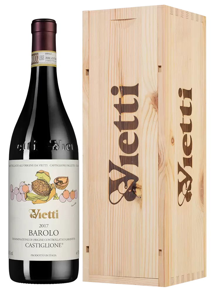 Вино Barolo Castiglione 2018 г. 0.75 л Gift Box
