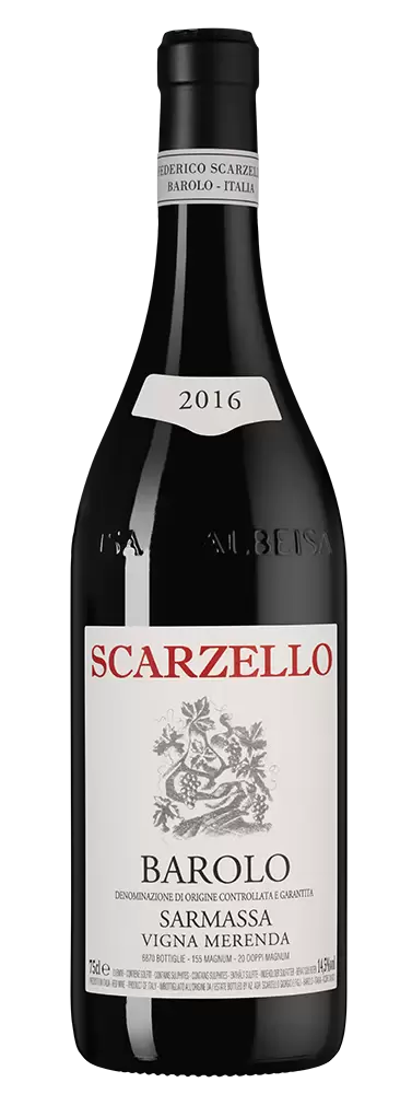 Вино Barolo Sarmassa Vigna Merenda Scarzello 2016 г. 0.75 л