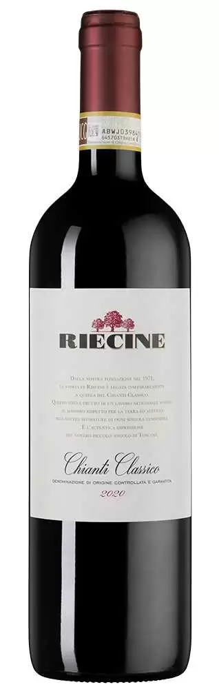 Вино Riecine Chianti Classico 2021 г. 0.75 л