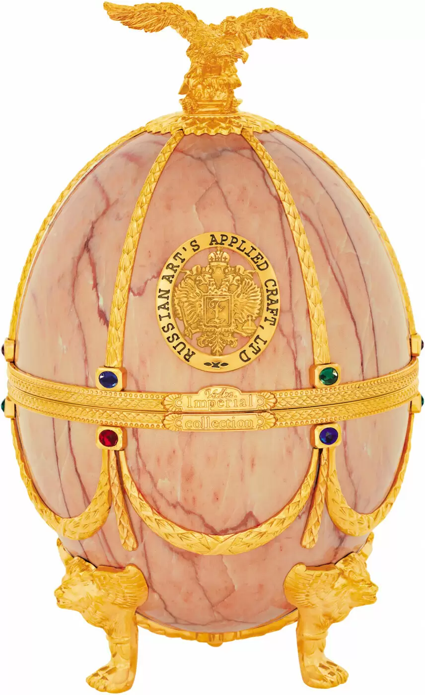 Водка Императорская Коллекция Фаберже Оникс в бархатном коробе 0.7 л Gift Box
