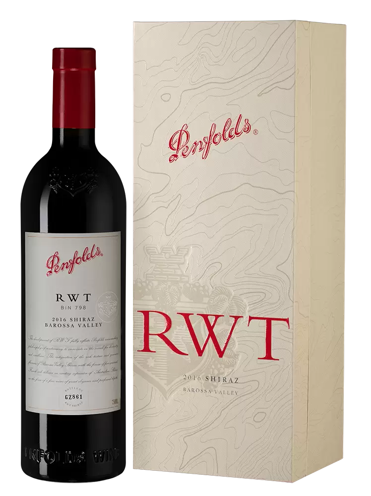 Вино Penfolds RWT Shiraz 2017 г. 0.75 л Gift Box