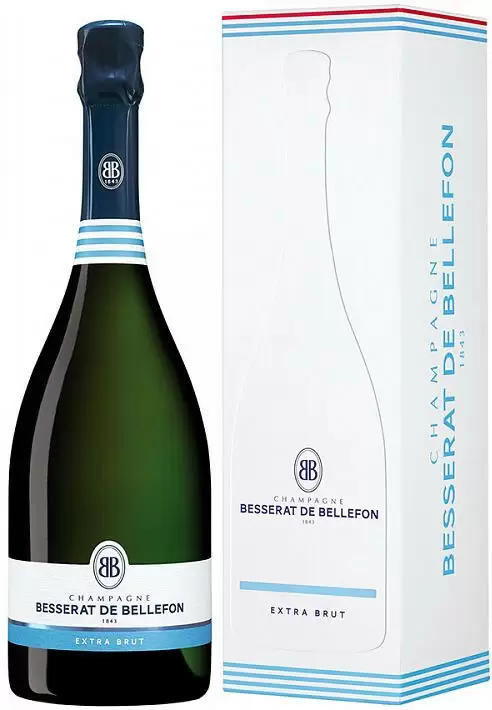 Шампанское Besserat de Bellefon Extra Brut 0.75 л в подарочной упаковке