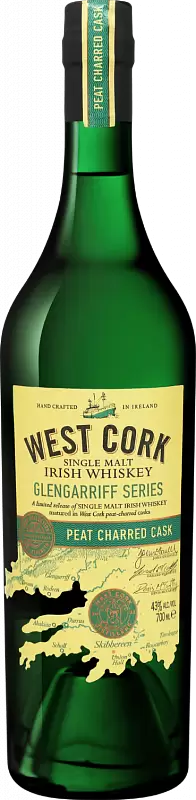Виски West Cork Glengarriff Series Peat Charred Cask Single Malt Irish 0.7 л
