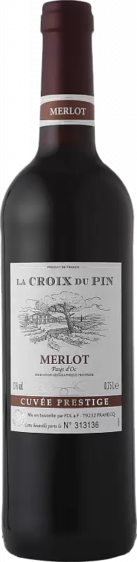 Вино La Croix du Pin Merlot Pays d'Oc IGP 0.75 л