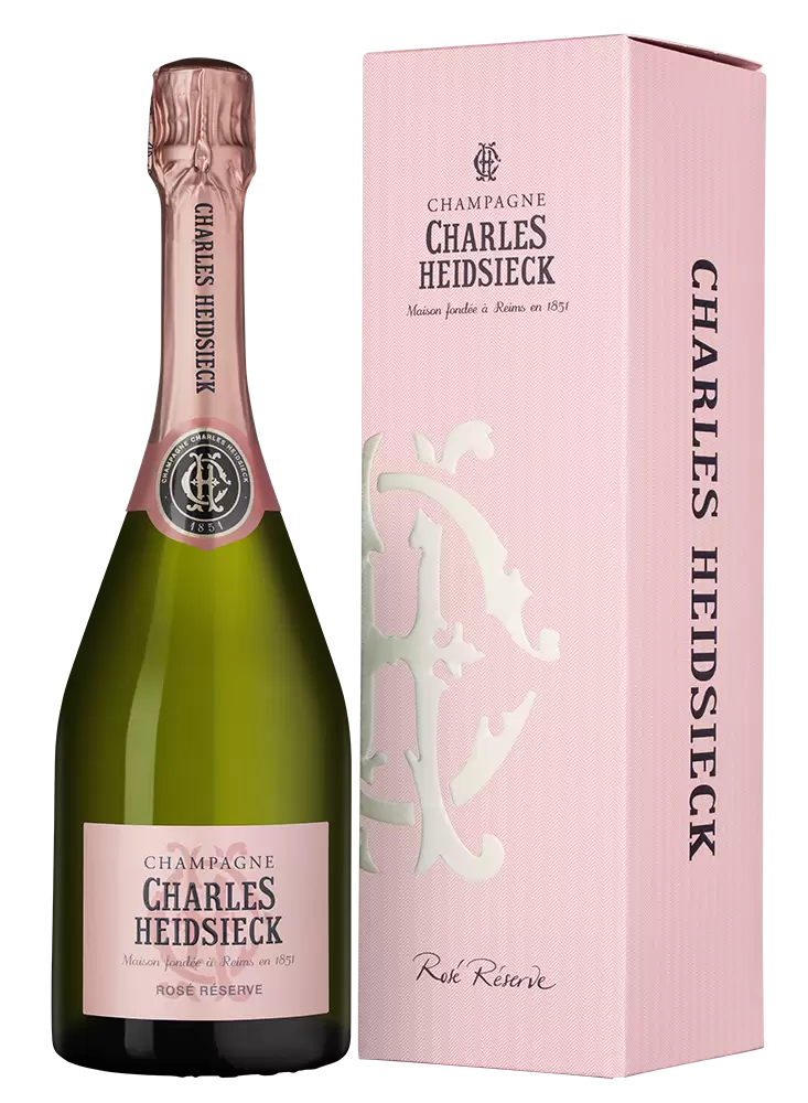 Шампанское Rose Reserve BrutCharles Heidsieck 0.75 л в подарочной упаковке