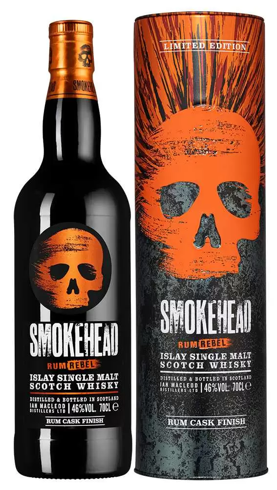 Виски Smokehead Rum Rebel 0.7 л Gift Box