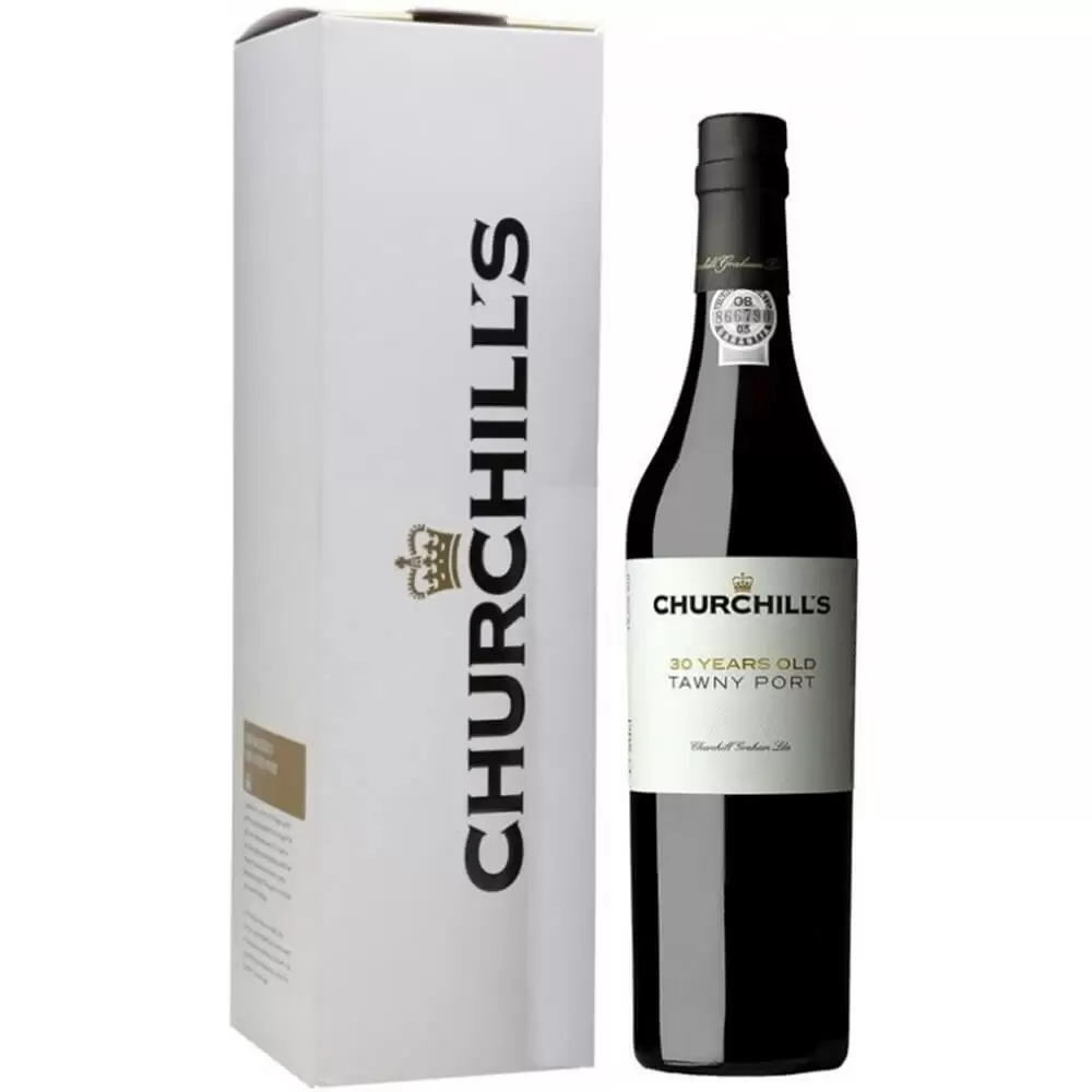 Портвейн Churchill's Tawny Port 30 Years Old 0.5 л в подарочной упаковке