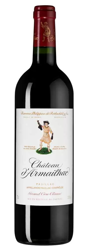 Вино Chateau d'Armailhac 2018 г. 0.75 л