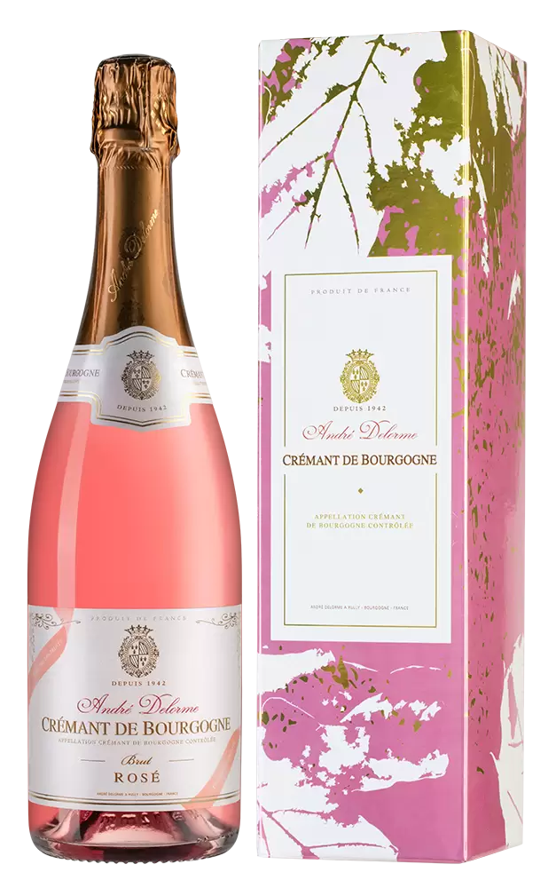 Игристое вино Cremant de Bourgogne Brut Terroir des Fruits Rose 0.75 л Gift Box