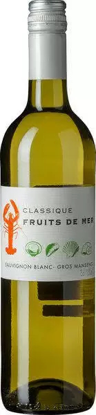 Вино Classique Fruits de Mer Cotes de Gascogne IGP 0.75 л