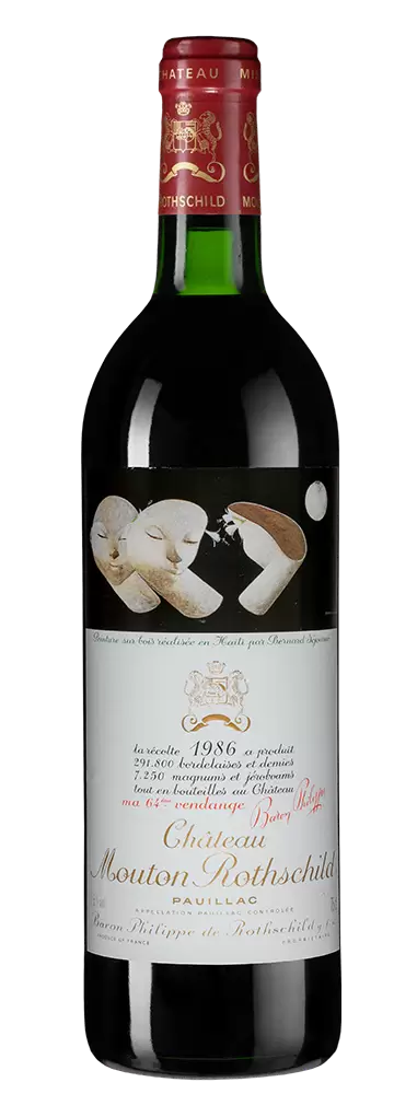 Вино Chateau Mouton Rothschild 1986 г. 0.75 л