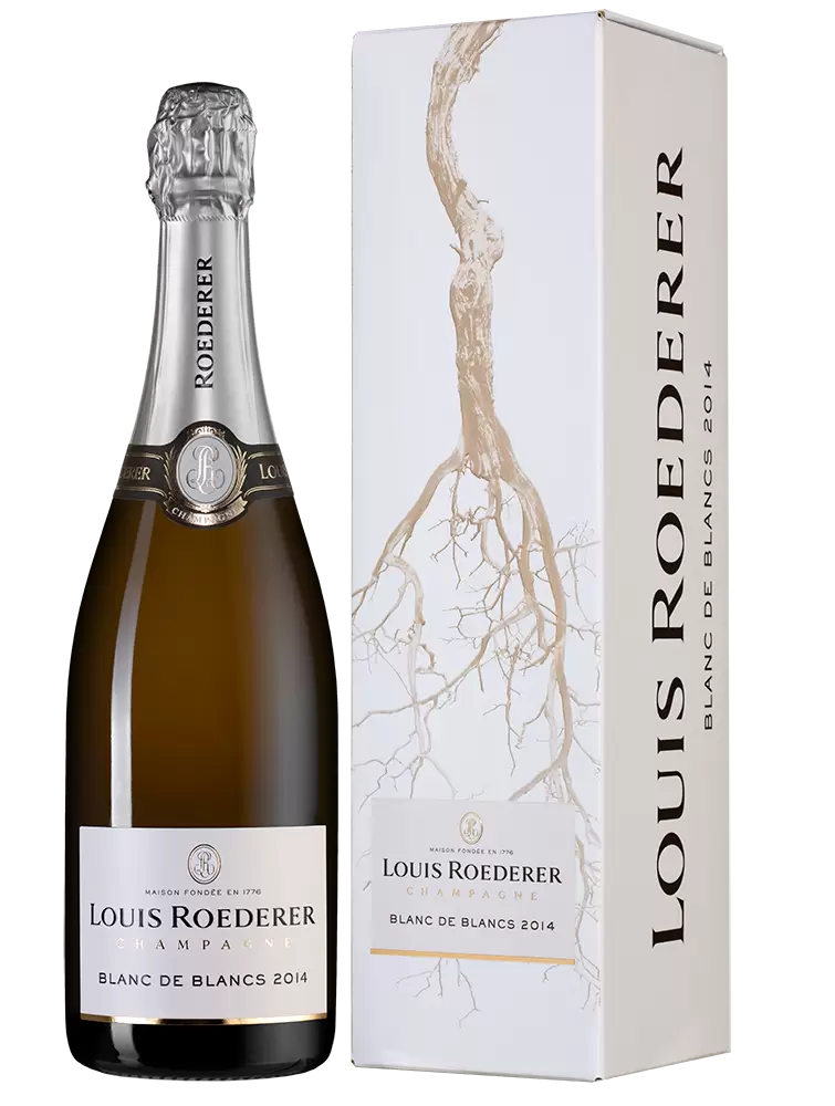 Шампанское Louis Roederer Brut Blanc de Blancs 2014 г. 0.75 л Gift Box Grafika
