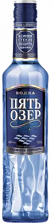 Водка Пять Озер Серебряная 0.5 л