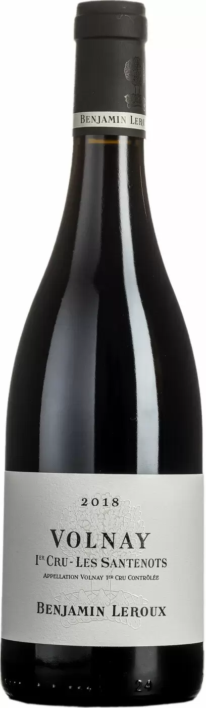 Вино Benjamin Leroux Volnay 1er Cru Les Santenots 2018 г. 0.75 л