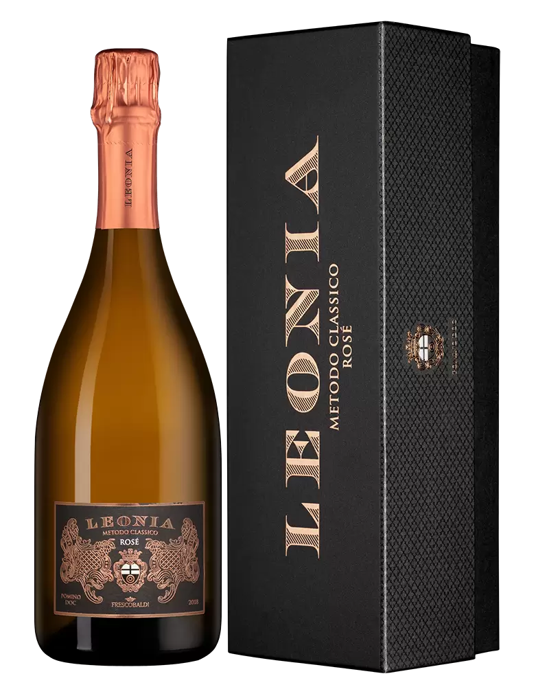 Игристое вино Leonia Rose Frescobaldi 0.75 л в подарочной упаковке