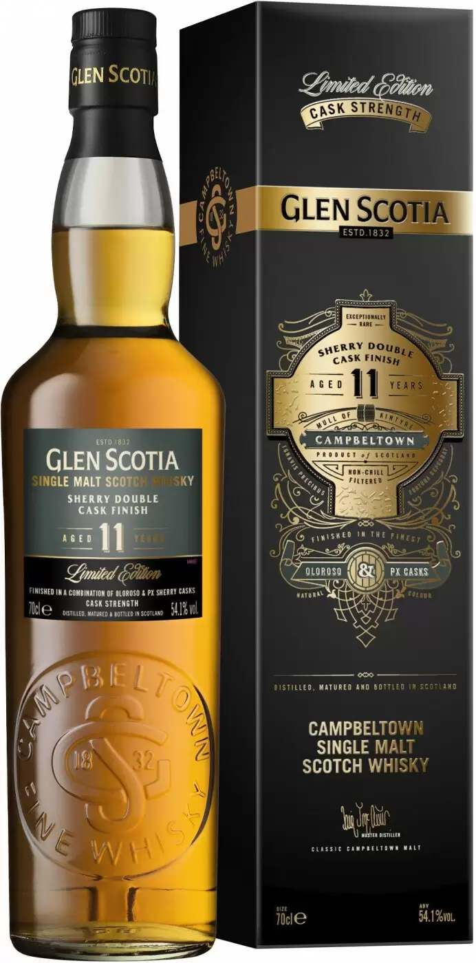 Виски Glen Scotia 11 Years Sherry Double Cask Finish 0.7 л Gift Box