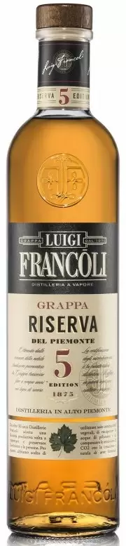 Граппа Grappa Luigi Francoli Riserva del Piemonte 5 yo 0.7 л