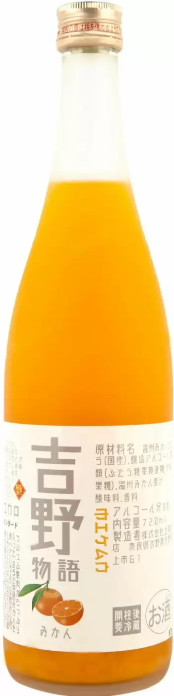 Ликер Yoshino Monogatari Standart Wenshu Mikan Mandarine 0.72 л
