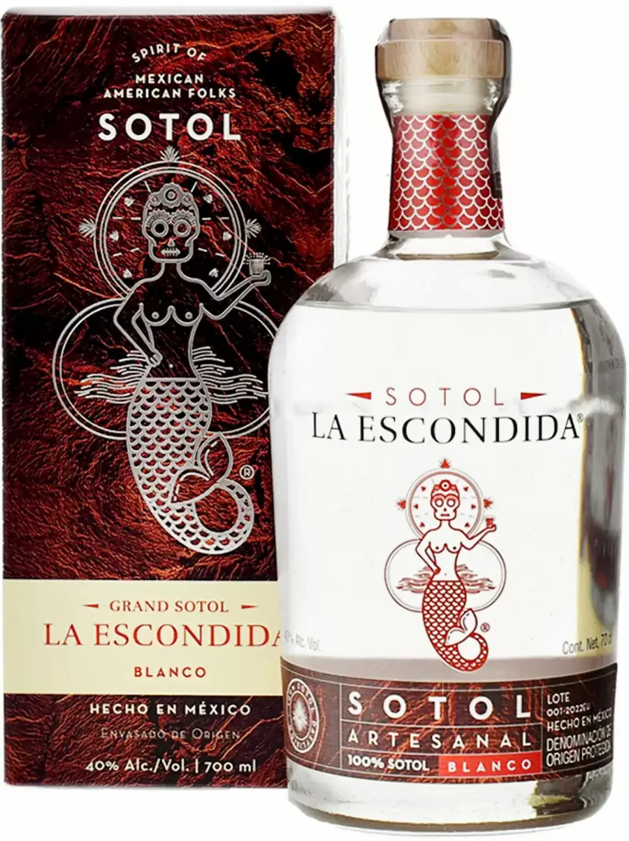Мескаль Grand Mezcal La Escondida Sotol 0.7 л Gift Box