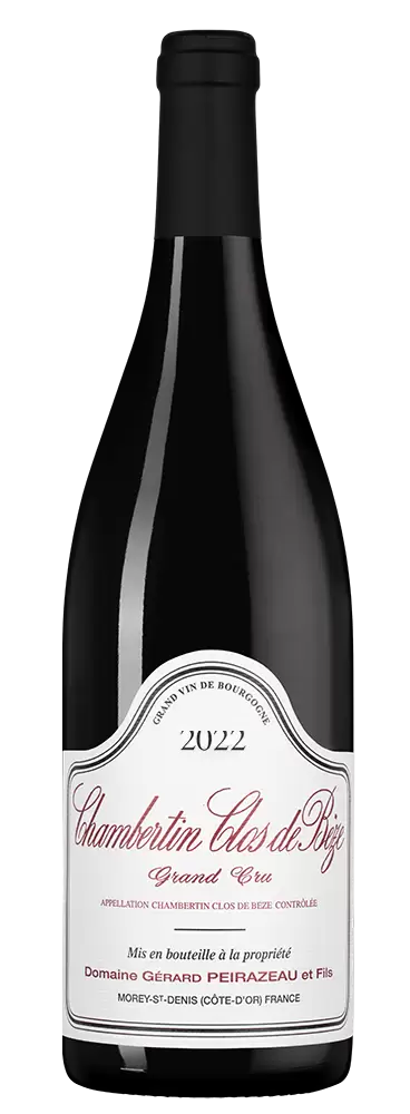 Вино Chambertin Clos de Beze Grand Cru Domaine Gerard Peirazeau & Fils 2022 г. 0.75 л