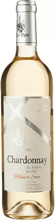 Вино Cruz de Plata Chardonnay Seco Tierra de Castilla 0.75 л