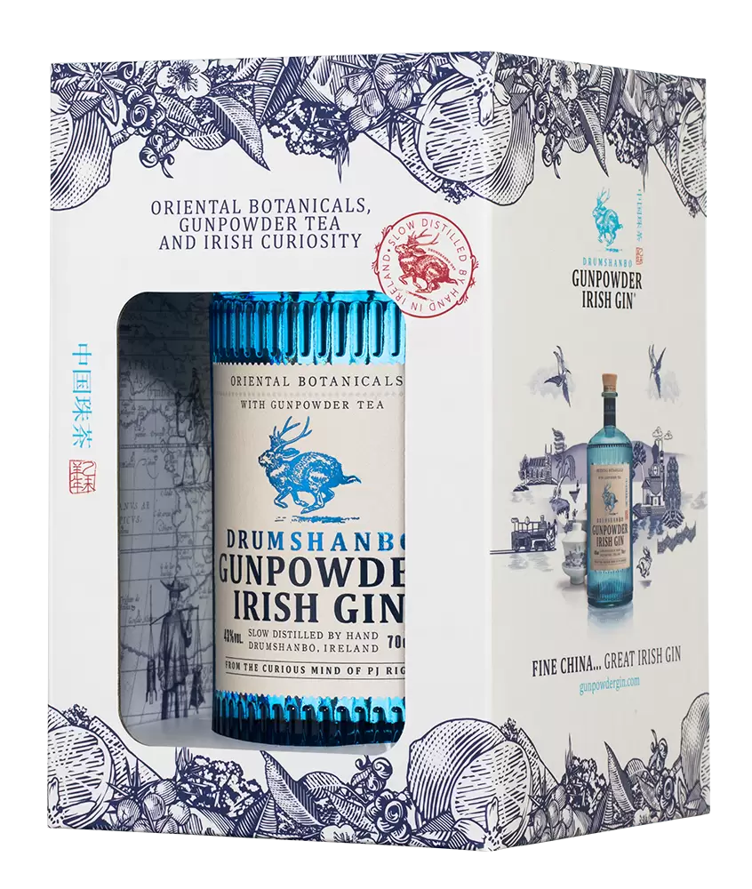 Джин Drumshanbo Gunpowder Irish Gin 0.7 л Ceramic Gift Box
