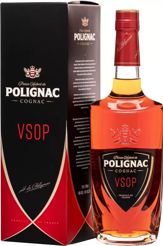 Коньяк Prince Hubert de Polignac VSOP 0.7 л Gift Box