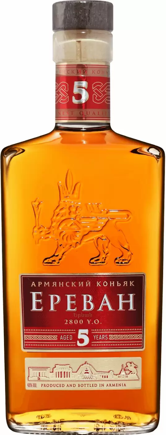 Коньяк Ереван 2800 5 лет 0.25 л