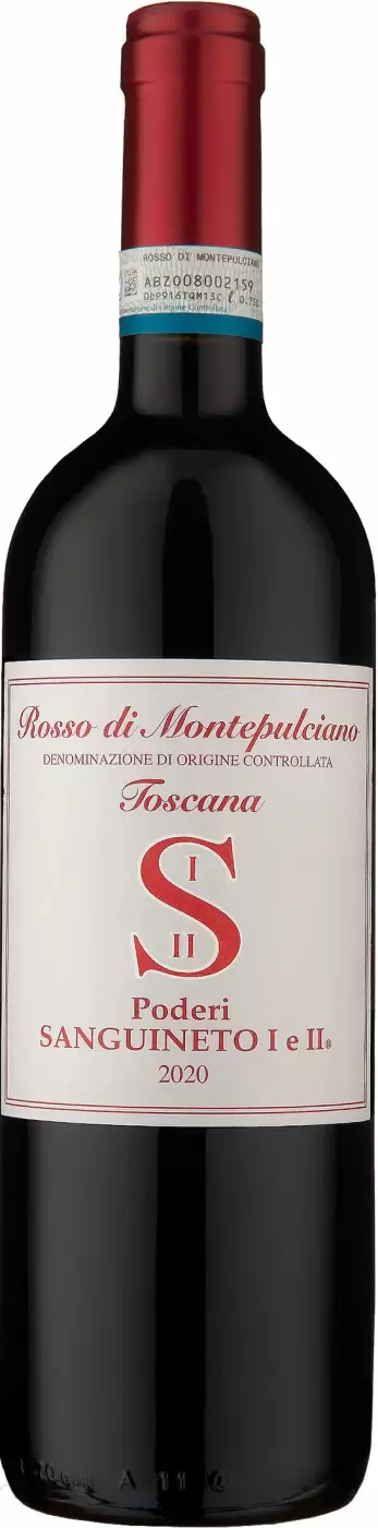 Вино Poderi Sanguineto I e II Rosso di Montepulciano DOC 0.75 л