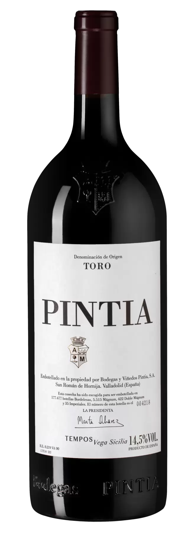 Вино Pintia 2016 г. 3 л