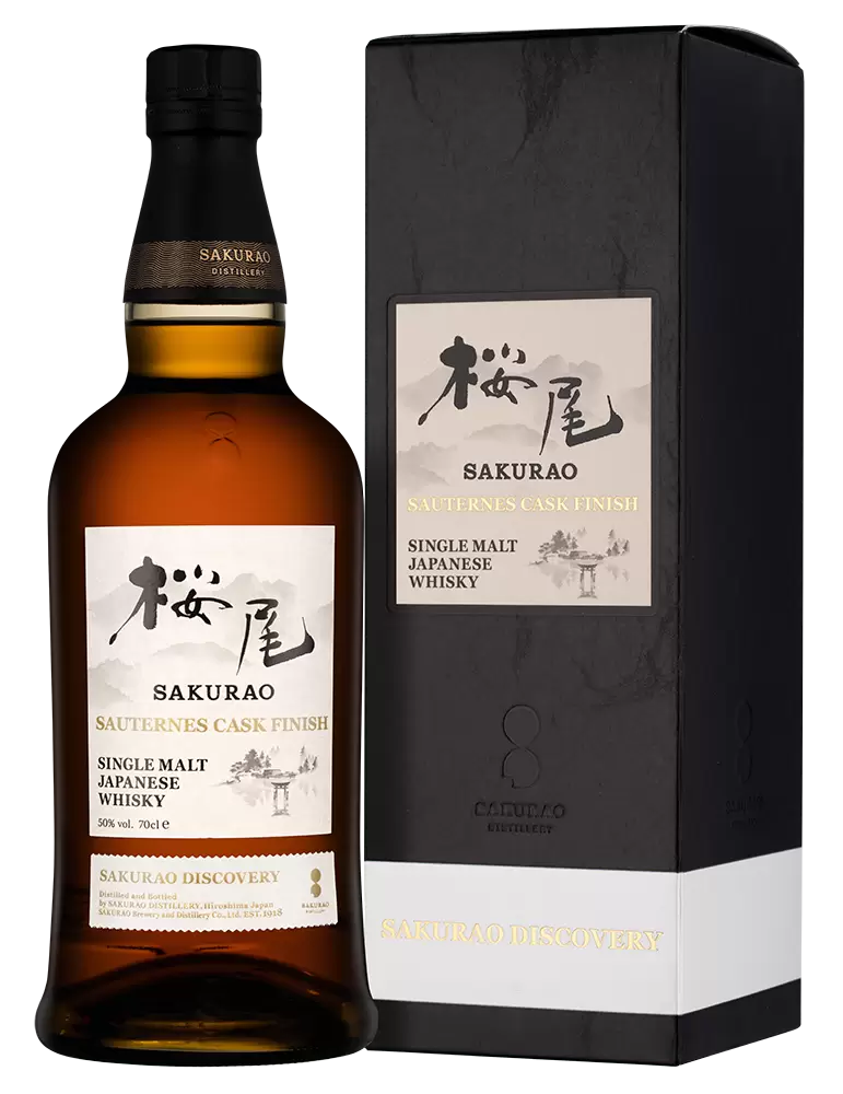 Виски Sakurao Single Malt Sauternes Cask Finish 0.7 л в подарочной упаковке