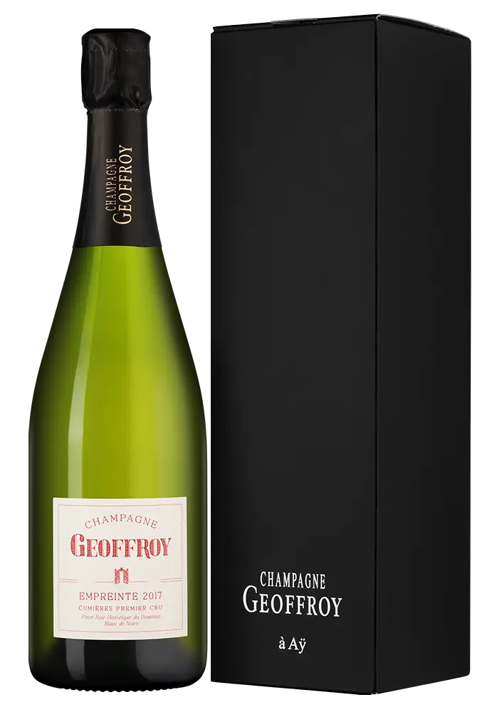 Шампанское Empreinte Blanc de Noirs Premier Cru Brut Geoffroy 2017 г. 0.75 л Gift Box