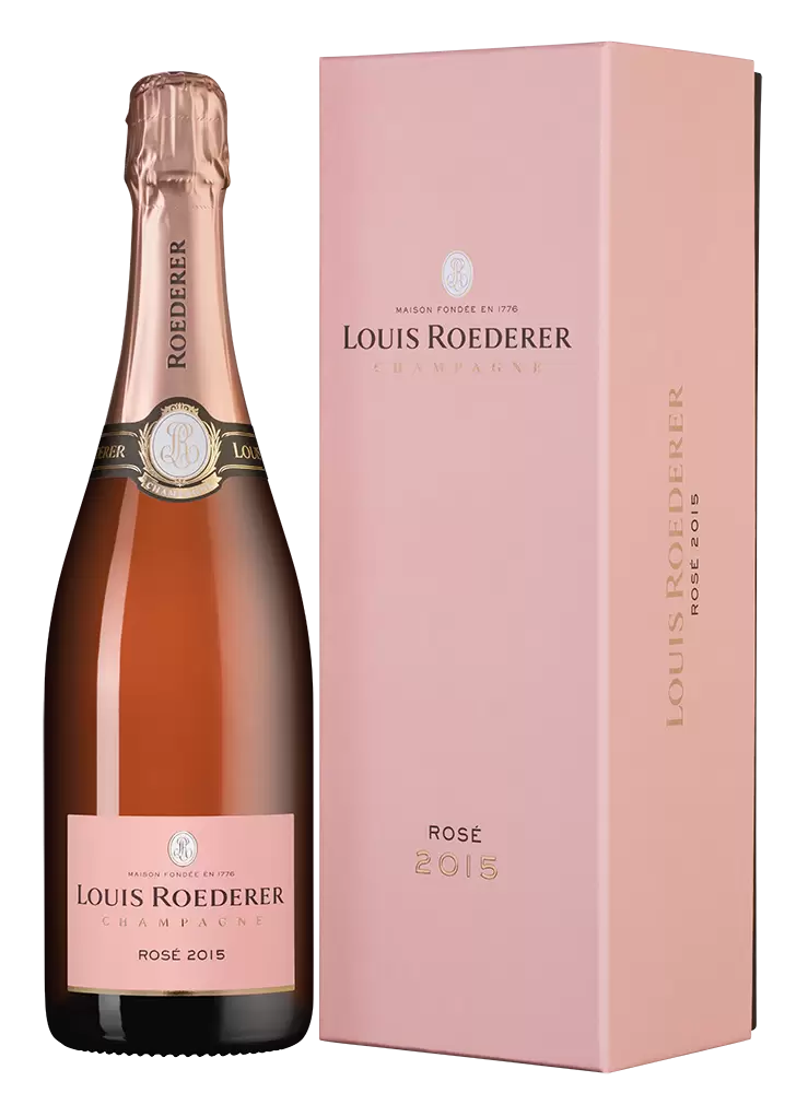 Шампанское Louis Roederer Brut Rose 2015 г. 0.75 л Gift Box Deluxe