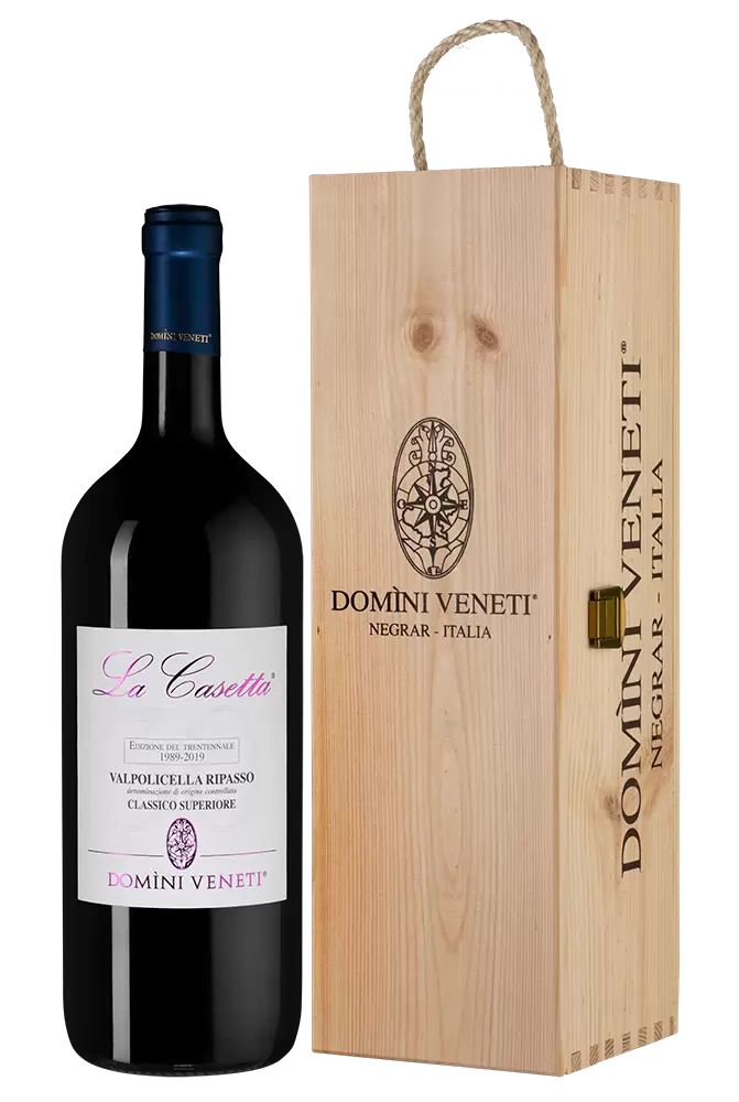 Вино Valpolicella Classico Superiore Ripasso La Casetta 2018 г. 1.5 л Gift Box