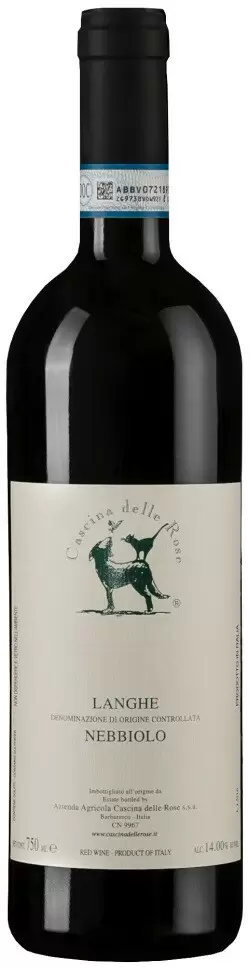 Вино Langhe Nebbiolo Cascina delle Rose 2021 г. 0.75 л