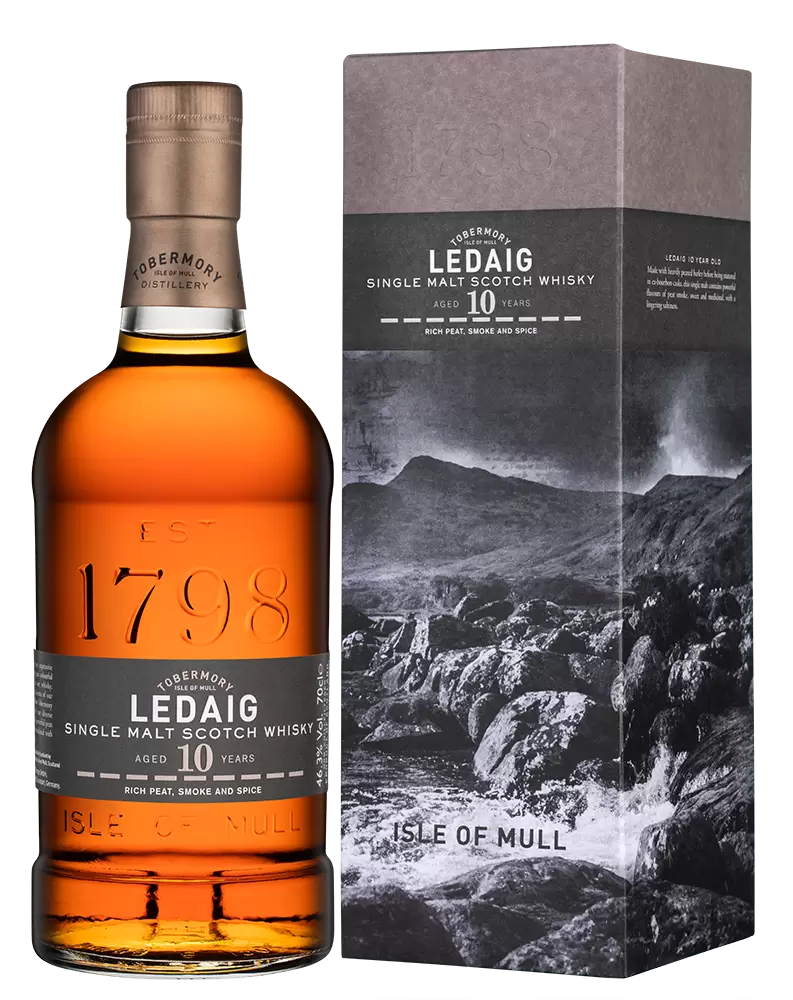 Виски Ledaig Aged 10 Years 0.7 л Gift Box