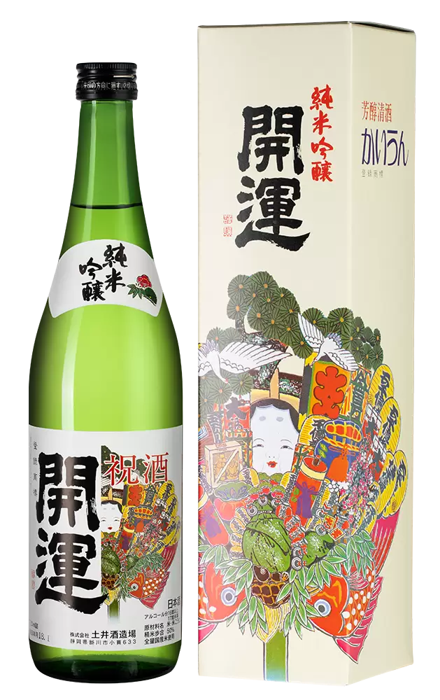 Саке Kaiun Tokusen Junmai Ginjo 0.72 л Gift Box