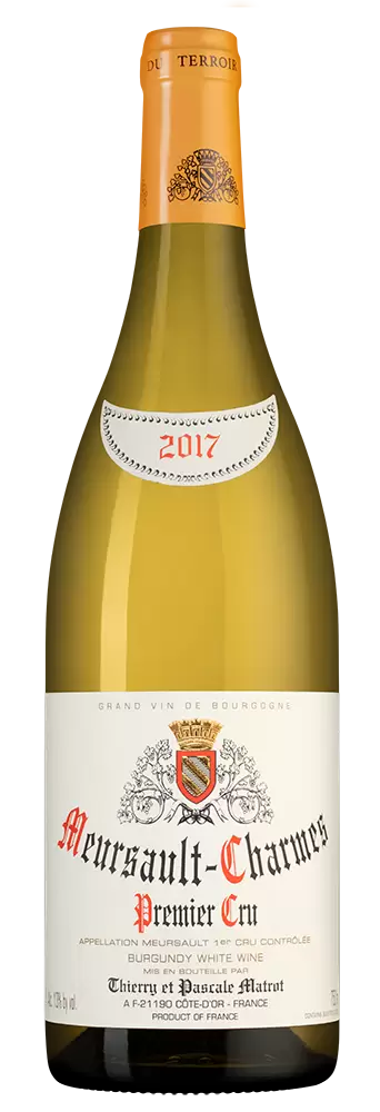 Вино Domaine Thierry et Pascale Matrot Meursault Premier Cru Charmes 2017 г. 0.75 л