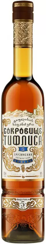 Коньяк Сокровище Тифлиса 5 Лет 0.5 л