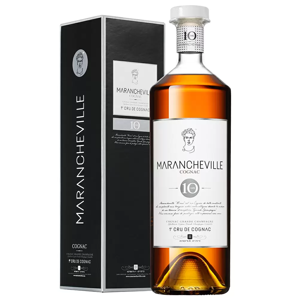 Коньяк Marancheville 10 Year Old Cognac Grande Champagne AOC 0.7 л Gift Box