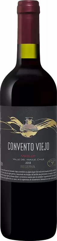 Вино Convento Viejo Merlot Maule DO 2019 г. 0.75 л