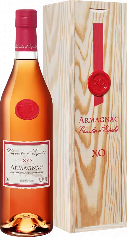 Арманьяк Chevalier d'Espalet XO 0.7 л Gift Box Wooden