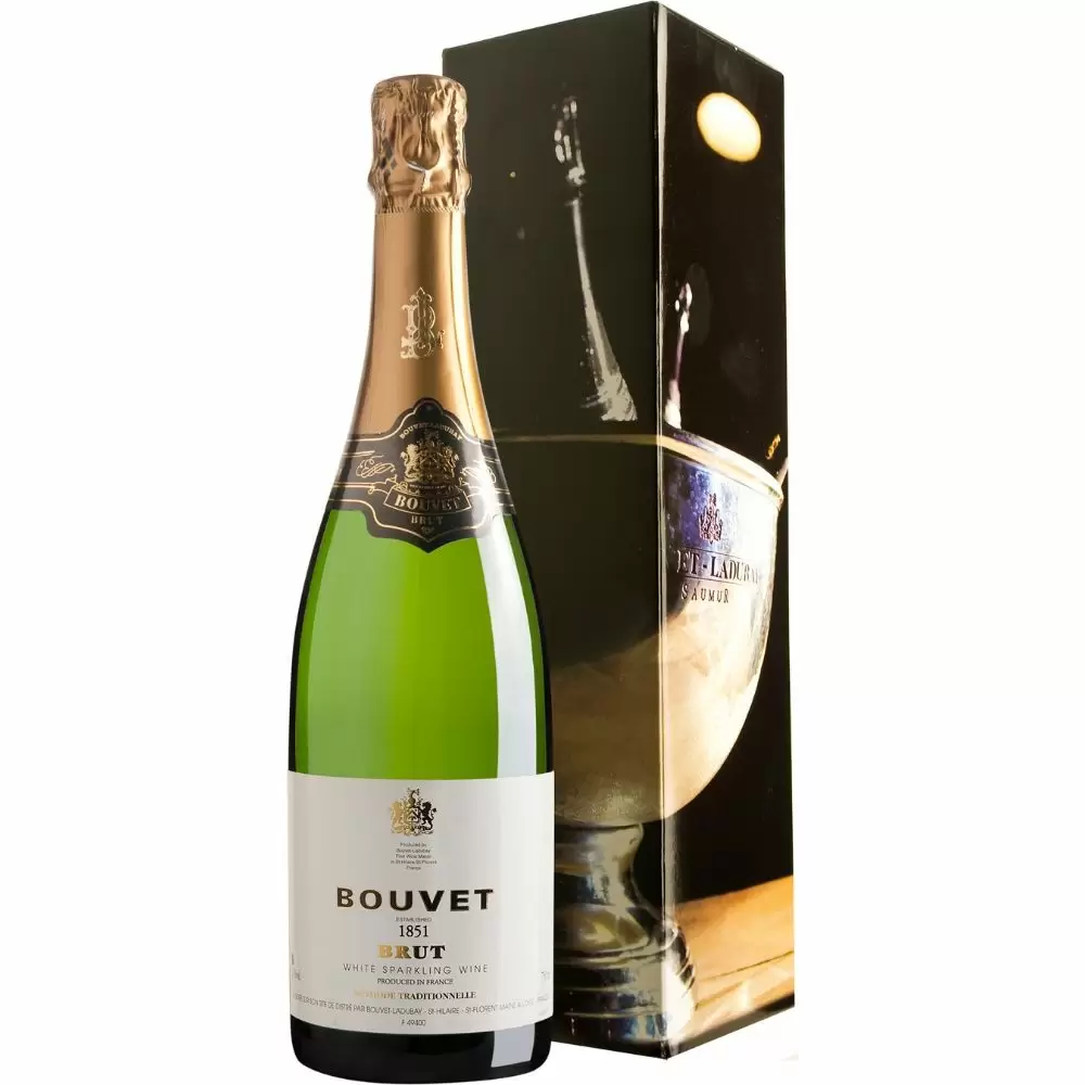 Игристое вино Bouvet Brut 1851 0.75 л Gift Box