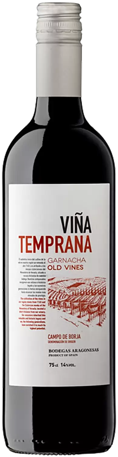 Вино Vina Temprana Old Vines Garnacha Campo de Borja DO Bodegas Aragonesas 0.75 л